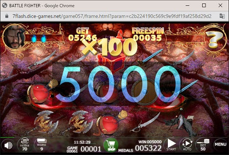 一撃5,000枚！