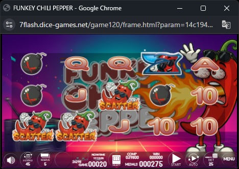 オンラインスロット FUNKY CHILI PEPPER