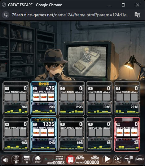 オンラインスロット GREAT ESCAPE
