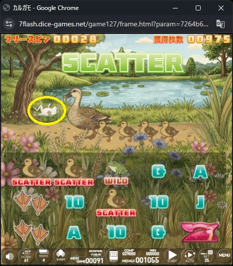 カエル転倒