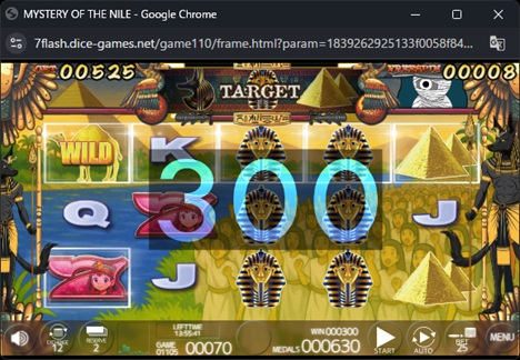 オンラインスロット MYSTERY OF THE NILE