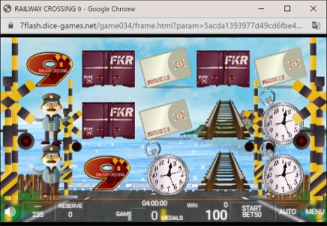 RAILWAY CROSSING 9 通常画面