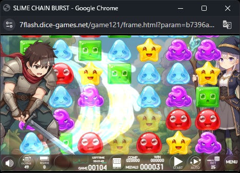 オンラインスロット SLIME CHAIN BURST
