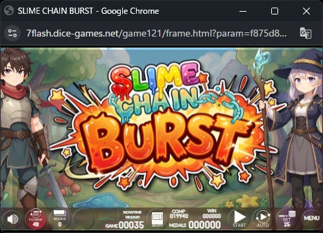 オンラインスロット SLIME CHAIN BURST